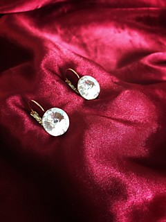 Серьги с кристаллами Swarovski