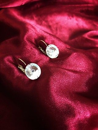 Серьги с кристаллами Swarovski